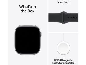 Смарт-часы Apple Watch Series 11 46mm Space Gray Aluminium Case with Black Sport Band (S/M)