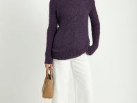 Джемпер свободного силуэта с шерстью