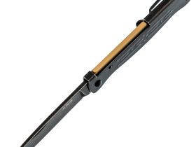 Складной нож Sanrenmu PT611-SB, сталь 12C27, рукоять нержавеющая сталь, черный