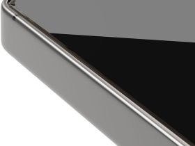 Защитное стекло VLP A-Glass Easy Box для Samsung Galaxy S25 с чёрной рамкой