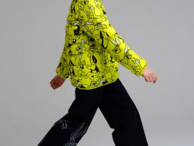 Куртка текстильная с полиуретановым покрытием для девочек