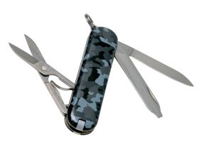 Нож перочинный Victorinox Classic SD Colors, Navy Camouflage, синий камуфляж, 7 функций, 58мм