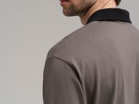 Свободное поло comfort fit из хлопкового джерси