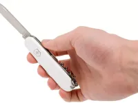Нож перочинный Victorinox Spartan, сталь X55CrMo14, рукоять Cellidor®, белый, 12 функций, 91мм