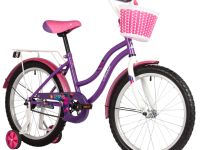 Детский велосипед Novatrack Tetris 20, год 2025, цвет Фиолетовый