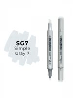 Маркер двухсторонний на спиртовой основе Sketchmarker Цвет Простой серый 7