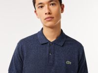 Мужское поло L.12.12 из меланжевой ткани