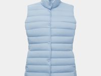 Утепленный жилет приталенного силуэта