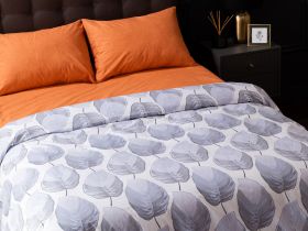 Постельное белье Modico Blue Orange/Модико (синие листья)