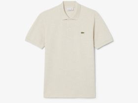 Мужское поло L.12.12 из меланжевой ткани