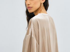 Бархатная футболка, Бежевый