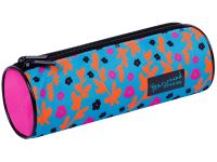 Пенал-тубус 2 отделения Berlingo "Blue pattern" 210*70 мм, полиэстер