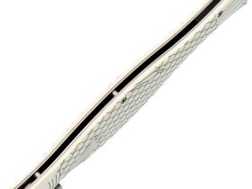 Складной нож Reptilian "Лаврак", сталь VG10, рукоять G10, белый