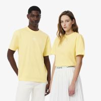 Хлопковая футболка Lacoste унисекс