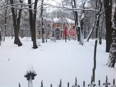 Дом Ланских (комплекс с парком в границах от Б.Сампсониевского пр., 108 до пр. Энгельса, 6 и Октябрьской ж.д., с двумя прудами и оградой)