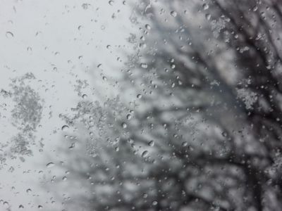 Мокро и ветрено