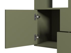 Стеллаж Кейн 6-75x75 Оливковый