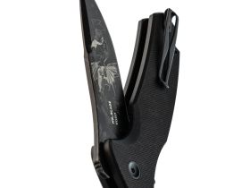 Складной нож Mr.Blade Hellcat Mini LE Ghost blackwash, сталь VG-10, рукоять Black G10