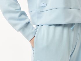 Женская короткая толстовка Lacoste с капюшоном