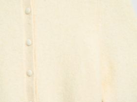 Укороченный кардиган с содержанием шерсти, Желтый