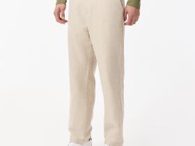 Мужские брюки Lacoste из смеси хлопка и льна