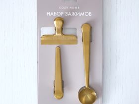 Набор зажимов для заваривания чая Gold Collection