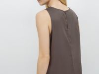 Сатиновый топ, Коричневый