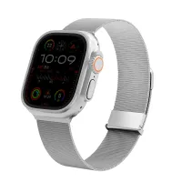 Ремешок WiWU MagFlex для Apple Watch 44/45/46/49mm миланская петля/сталь (WB302) (серебристый)