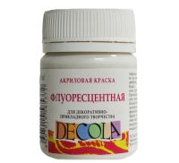 Акрил "Decola" 50 мл Флуоресцентный Белый