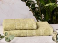 Полотенце махровое Jocelyn, оливковое