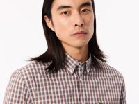 Мужская рубашка Lacoste Regular Fit в клетку