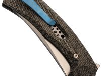 Складной нож Reate PL-7 сатин, сталь Nitro-V, рукоять микарта, черный