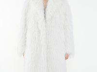 Шуба из искусственного меха, Бежевый