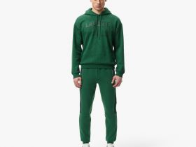 Мужской хлопковый свитшот Lacoste оверсайз