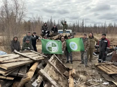 В Якутске очистили территорию на 46-м километре Вилюйского тракта
