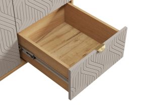 Распашной шкаф Монблан 2-93x215 Косы Латте