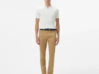 Мужское трикотажное поло Lacoste из хлопка