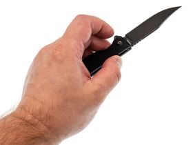 Складной нож Daggerr Leprechaun All black DL, сталь 8Cr14MoV, рукоять FRN