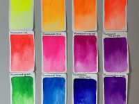 Набор акварели "Handy" Неоновый maxi, 12 кювет 2 мл, в металлическом боксе