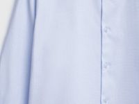Рубашка из структурной ткани, Голубой