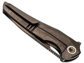 Складной нож TUOTOWN Magpie DLC, сталь M390, рукоять Black Crystal Ti