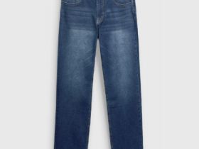 Прямые джинсы, Синий