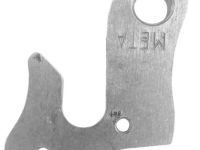 Держатель заднего переключателя &quot;петух&quot; Meta №12.1 фрезерованный (серебристый)