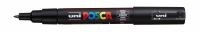 Маркер UNI "POSCA" PC-1M, 0,7 мм, наконечник пулевидный, цвет черный