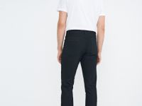 Брюки «5 карманов» Slim из твила, Черный