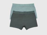 Базовые трусы-транки, 2 шт., Зеленый