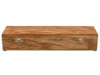 Шкатулка для ножа дуб, бесцветное масло