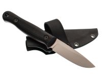 Туристический нож Маус, сталь Elmax, рукоять черный G10