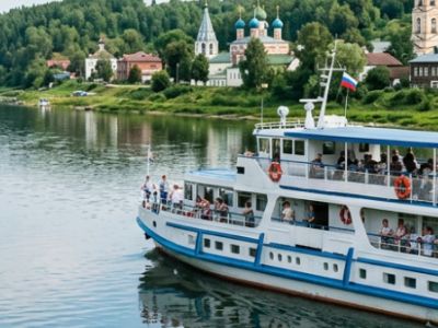 Речная вечерняя прогулка по Волге с живой музыкой