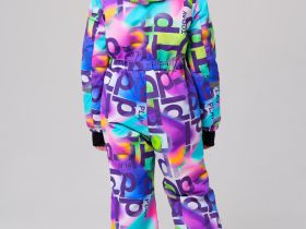 Комбинезон текстильный с полиуретановым покрытием для девочек